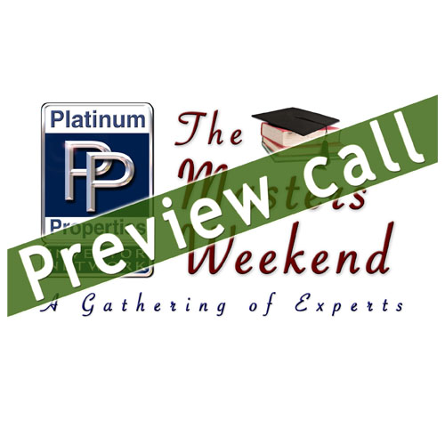 Free Masters Weekend Preview Call